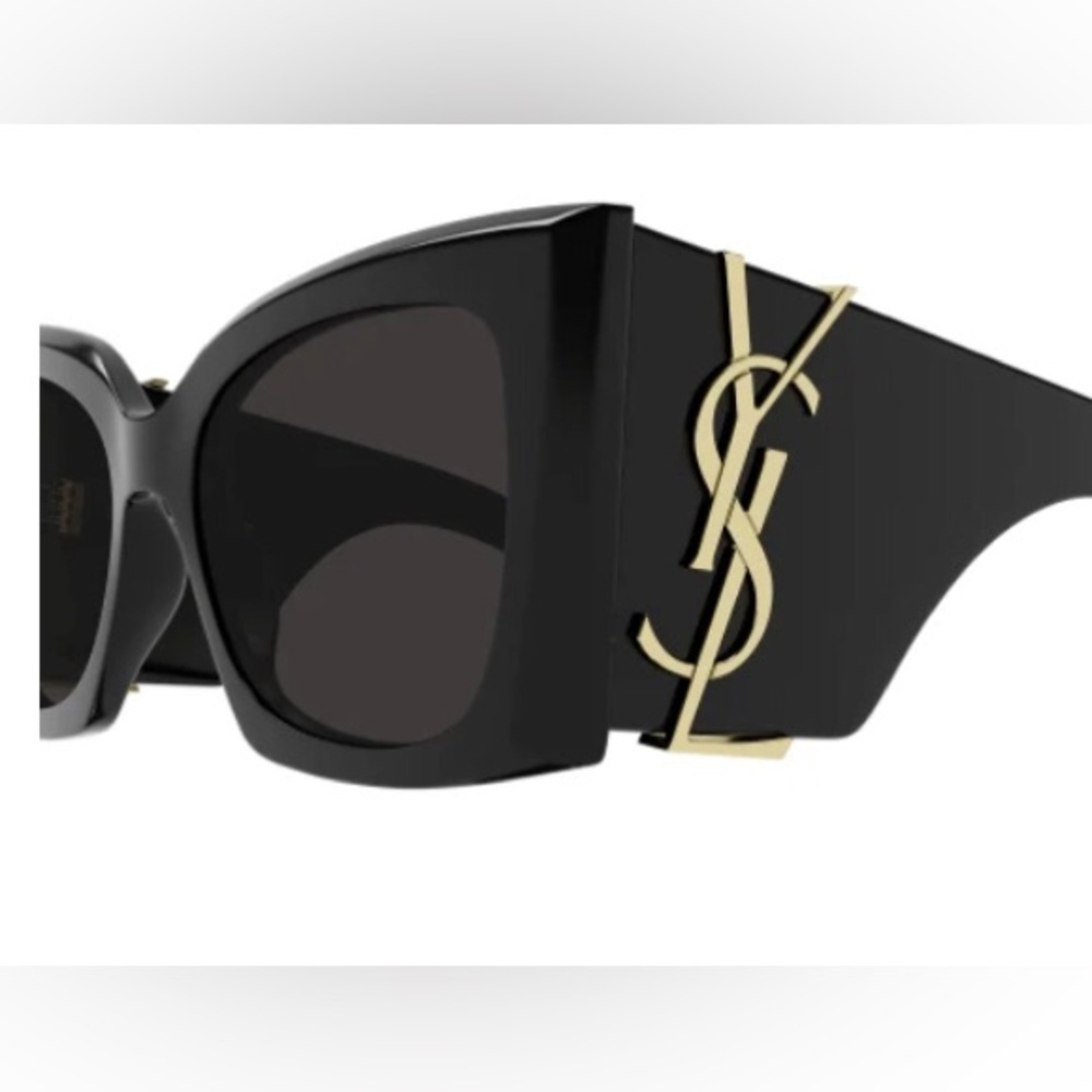 Authentic Saint Laurent SL M119 BLAZE cat eye Sunglasses with gold YSL emblem - Picture 8 of 16